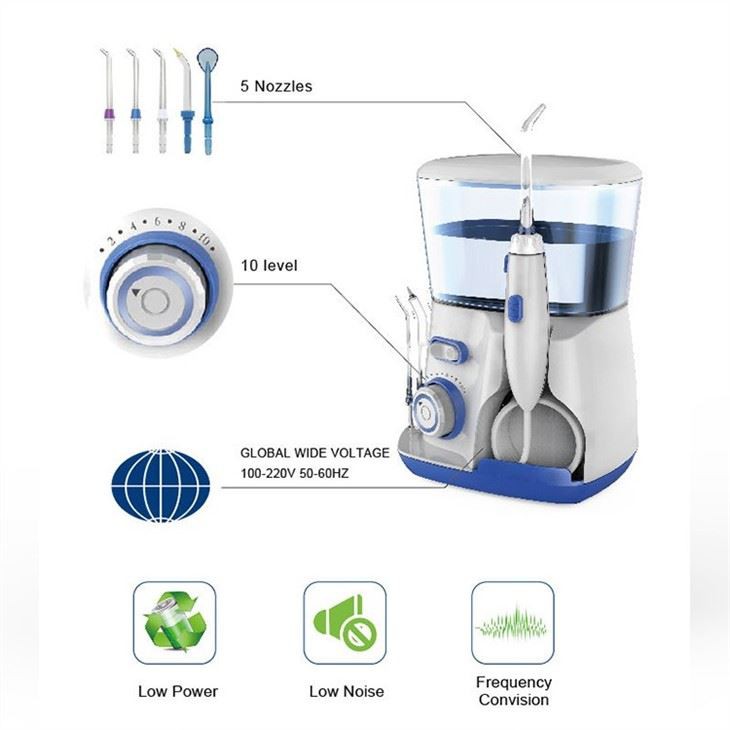 Uppladdningsbar oral irrigator